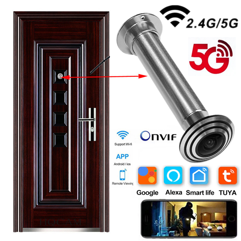 Home Security Front Door Camera - Cámara ocular Wifi para puerta de