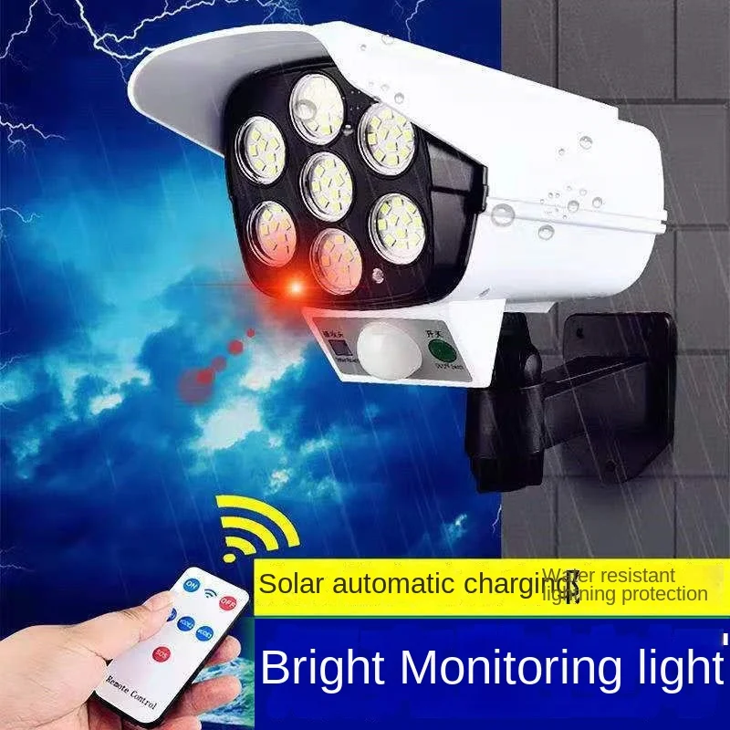 Luz Solar para exteriores, Sen - Home Security Flood Lights reseña y precio