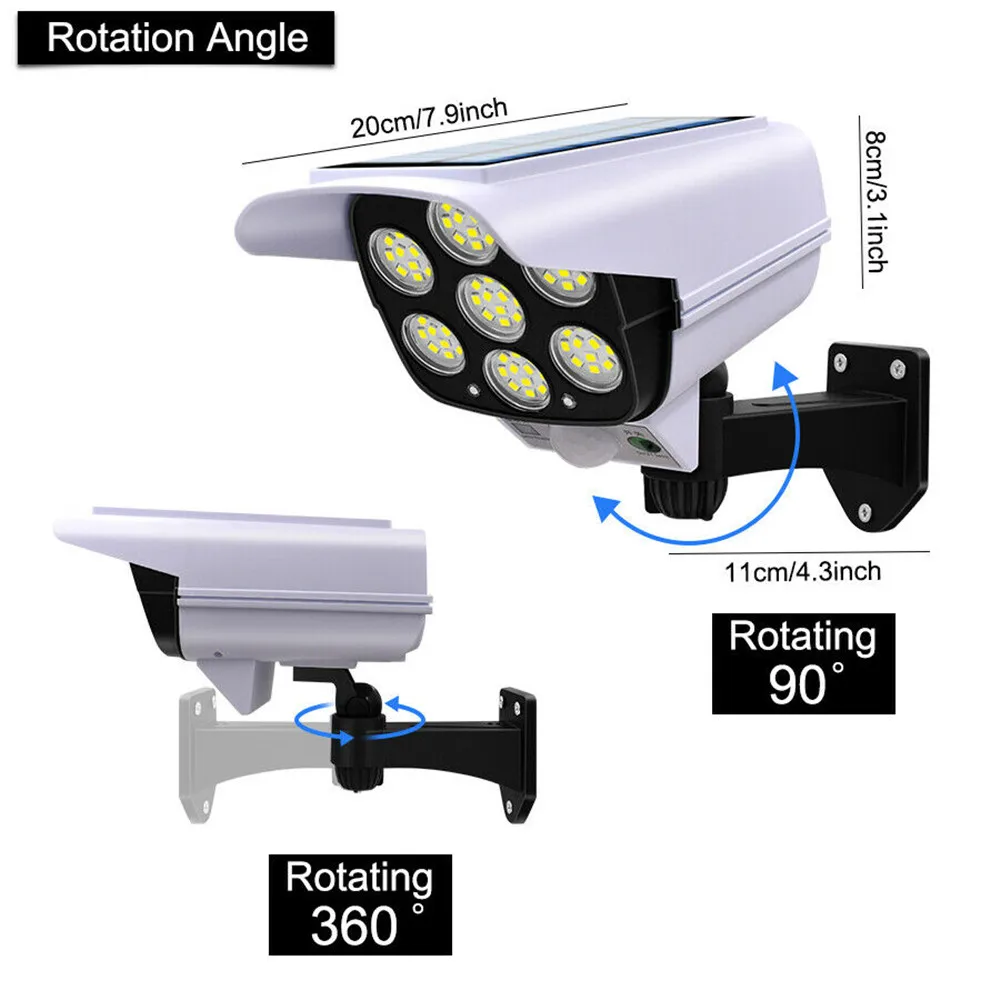 Luz Solar para exteriores, Sen - Home Security Flood Lights reseña y precio