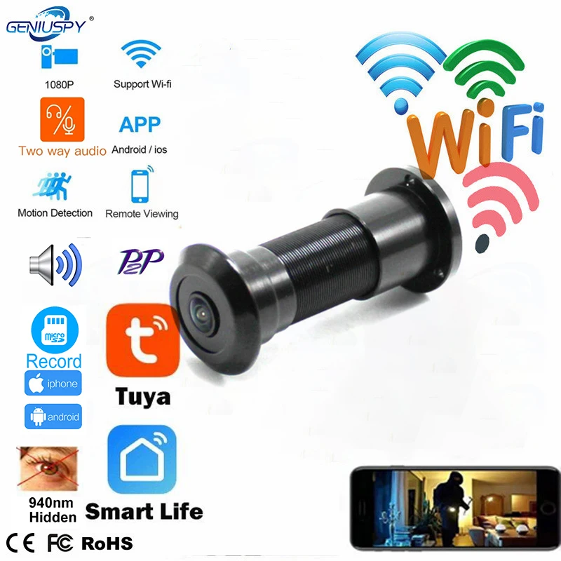 Tuya WIFI Audio bidireccional  - Home Security Front Door Camera reseña y precio